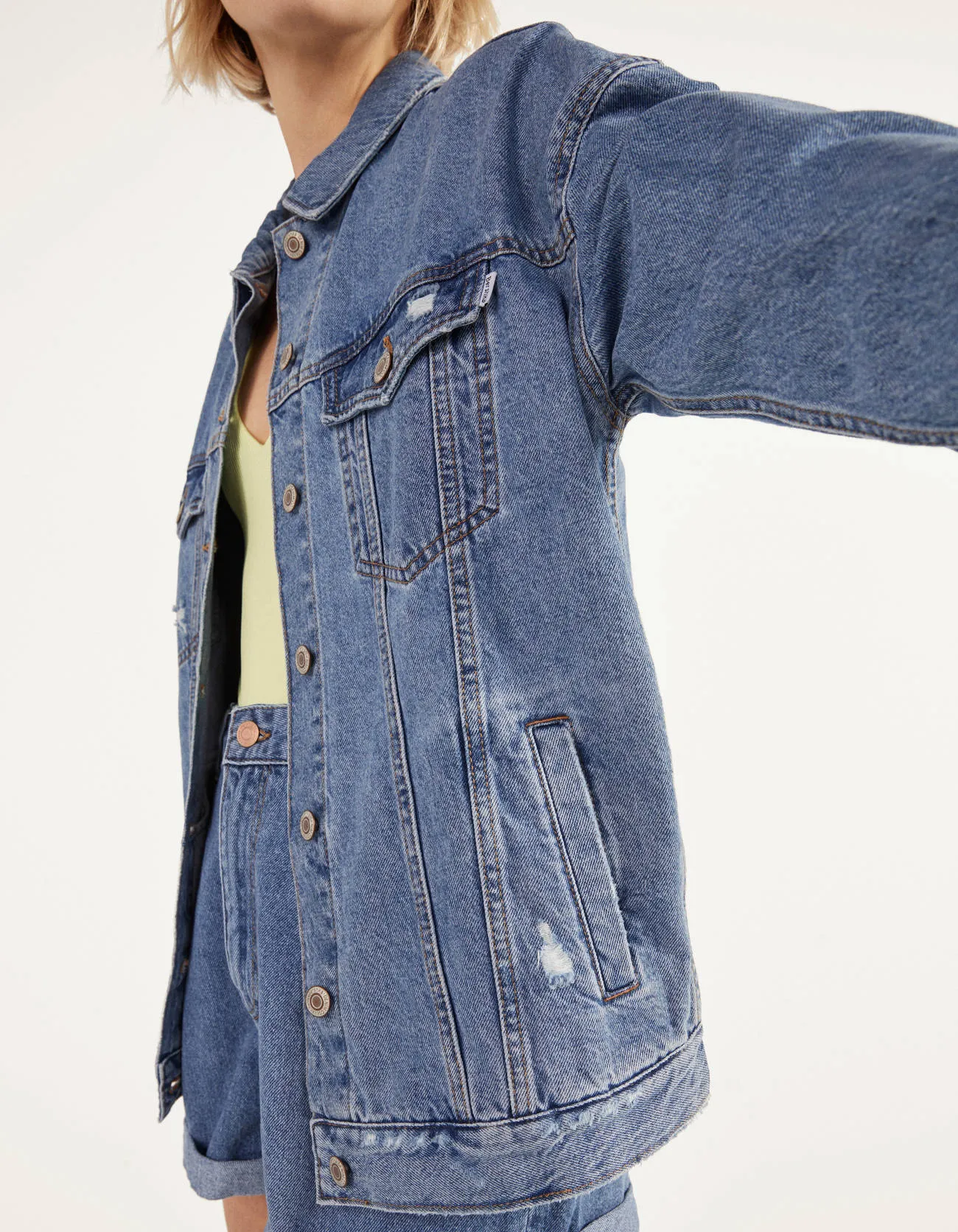 Oversize-Jeansjacke